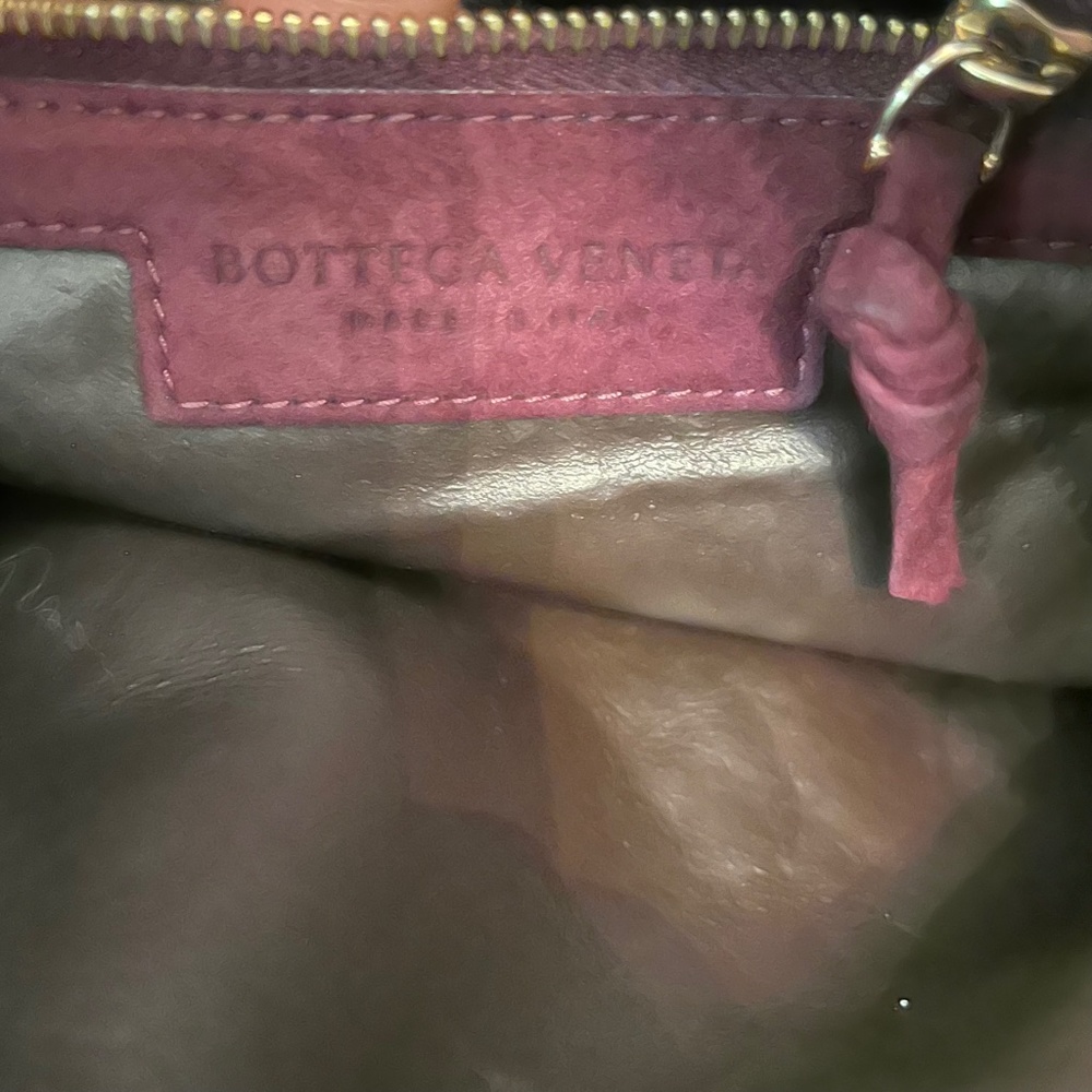 Bottega Veneta Intrecciato Suede Handbag Brown - Picture 13 of 16